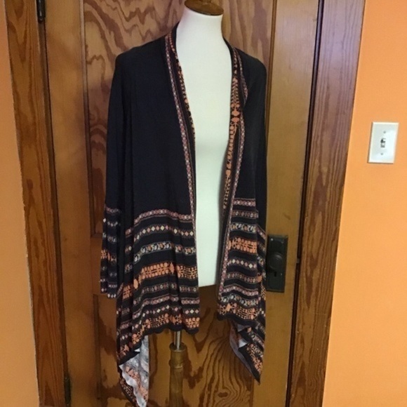 Anthropologie beachy boho striped cardigan - Picture 8 of 12